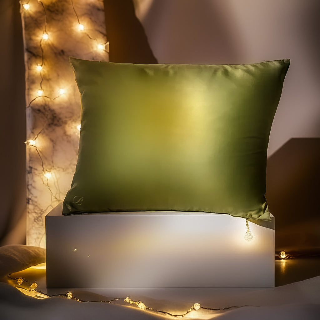 Billowcase - Olive Green - Zipper Closure